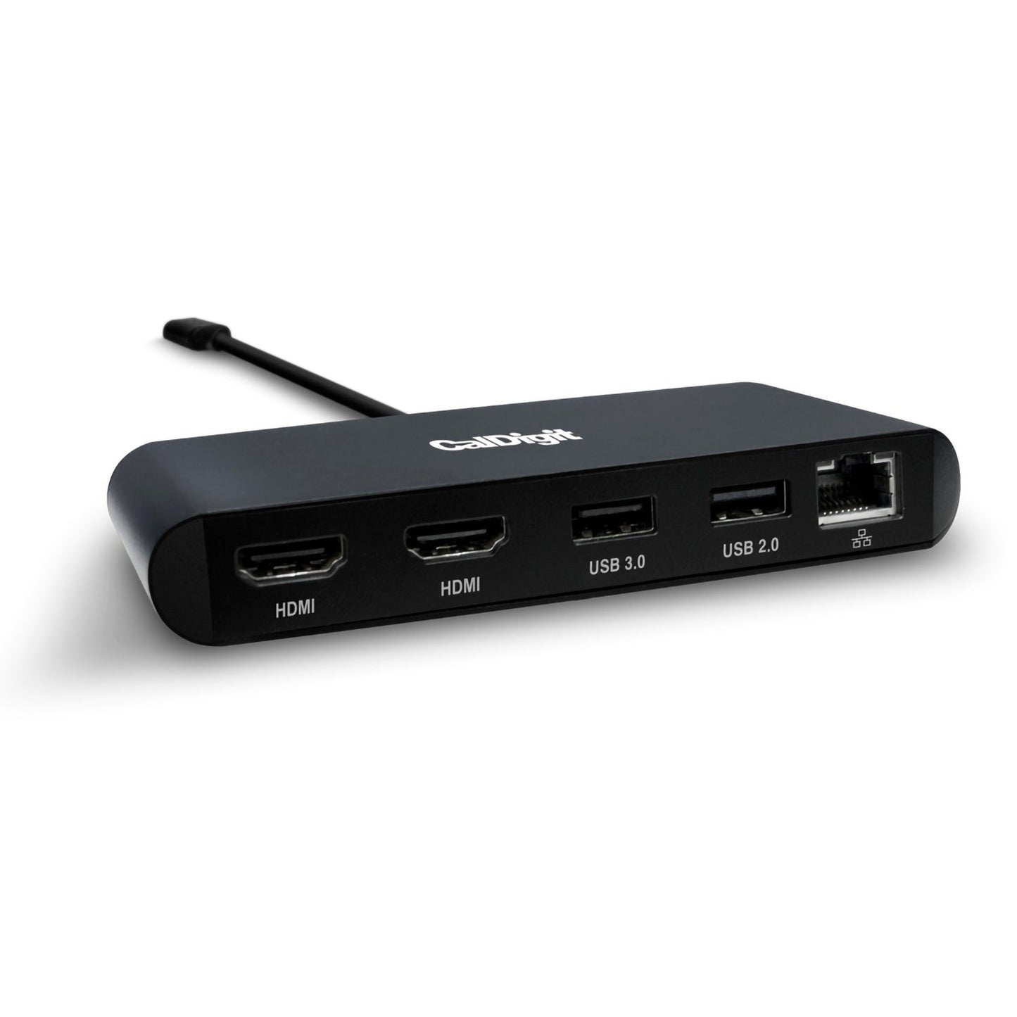 Front view of the Dual HDMI Mini Dock on a white background.