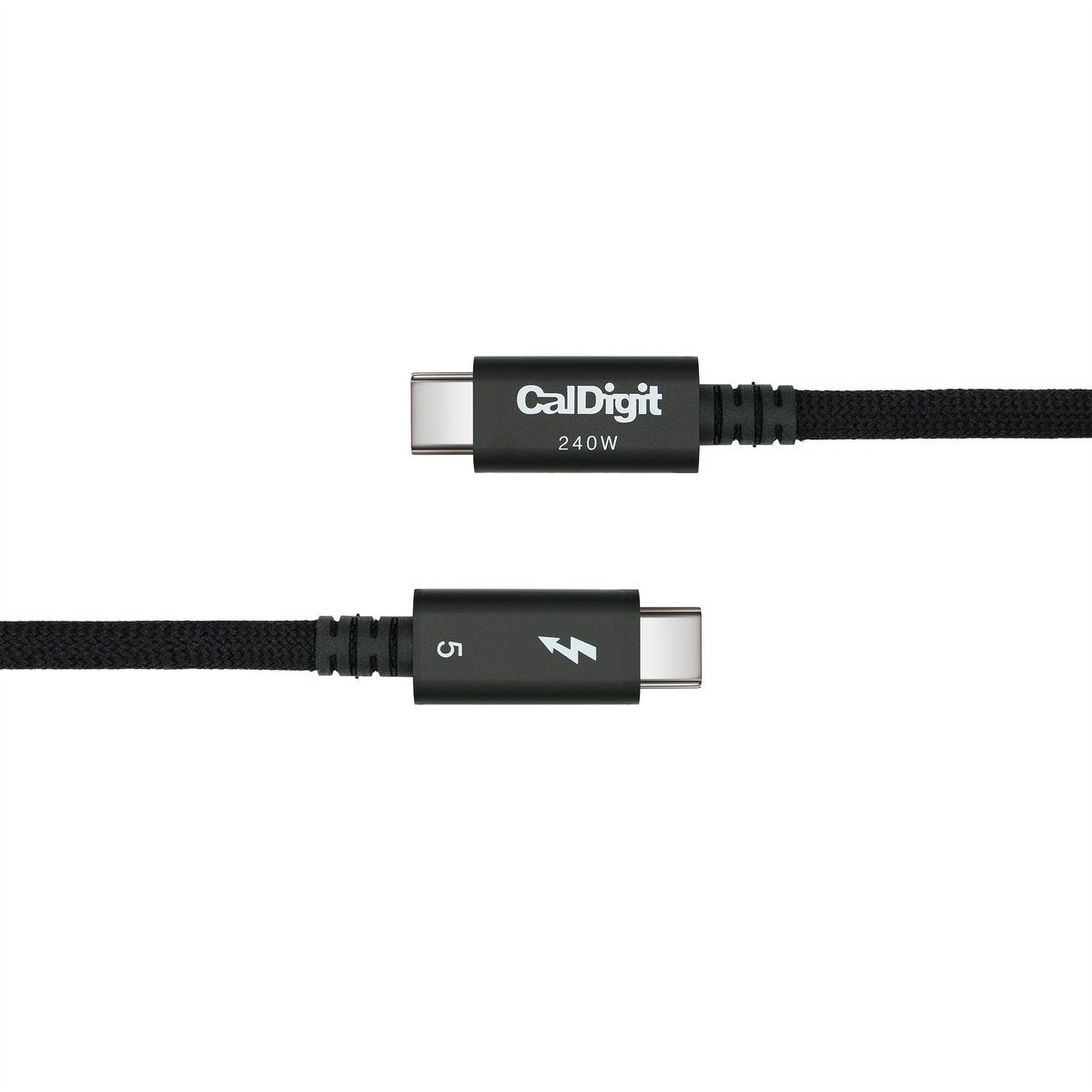 Thunderbolt 5 (USB‑C) Pro Cable (0.5m Braided) – CalDigit EU Shop