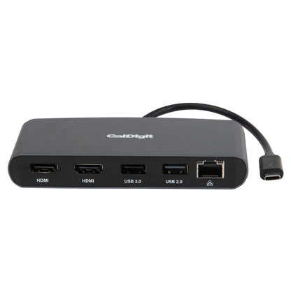 Front view of the Dual HDMI Mini Dock on a white background.