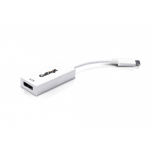 CalDigit USB-C to DisplayPort Adapter on a white background.